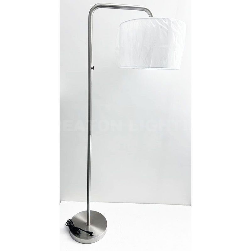 Comfort INN brushed nickle metal floor lamp for hospitality custom lighting interior lights Architect lights