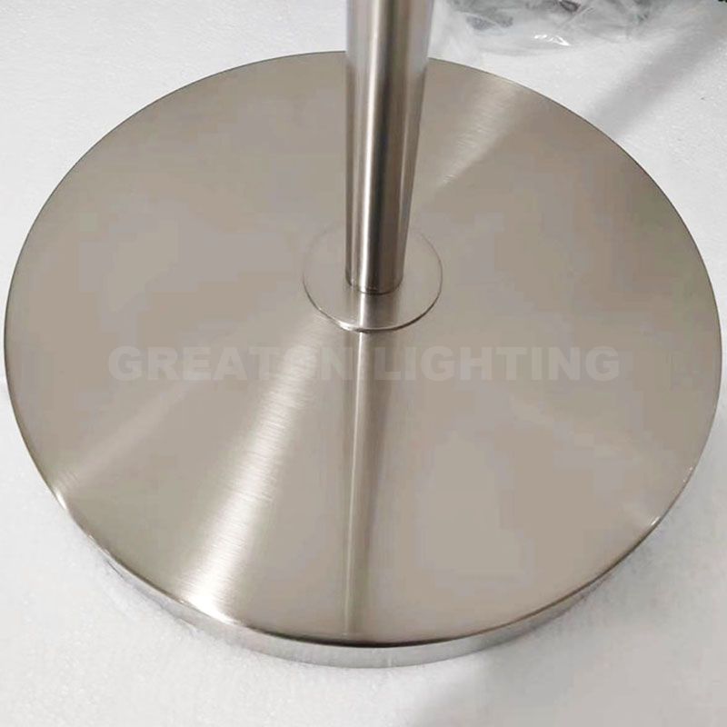 Comfort INN brushed nickle metal floor lamp for hospitality custom lighting interior lights Architect lights