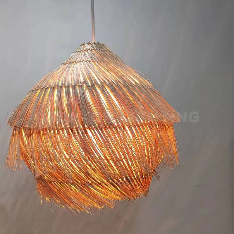 Hotselling Dinning Room Lights Nature Rattan Pendant Light for Restaurant