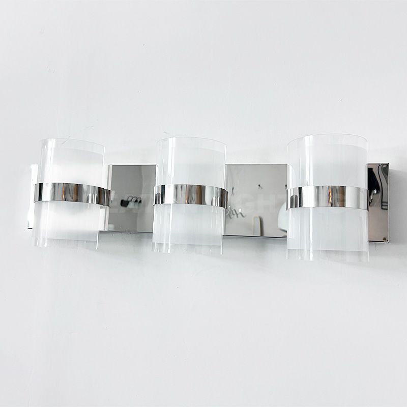 Wholesale 3 Heads IP44 Factory Lights Stainless Steel Vanity Lights Wall Mounted Lights