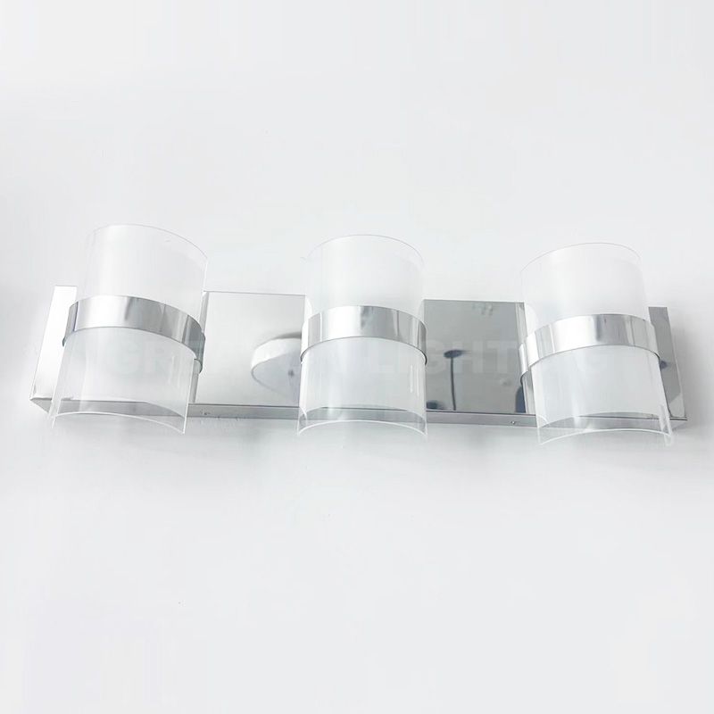 Wholesale 3 Heads IP44 Factory Lights Stainless Steel Vanity Lights Wall Mounted Lights